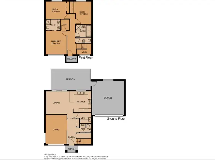 Floorplan of Homely townhouse listing, 2/290 Pound Rd, Hampton Park VIC 3976
