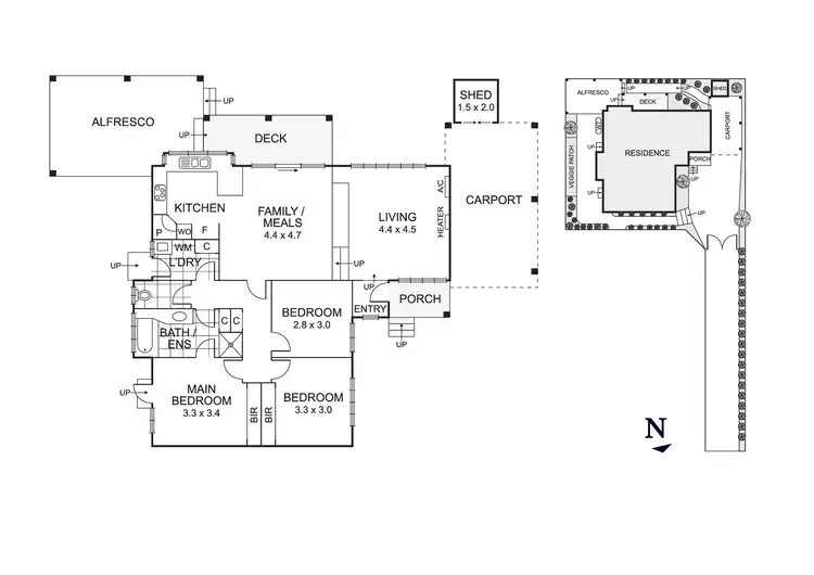 Floorplan of Homely house listing, Unit 2/116 Bridge Street, Eltham VIC 3095