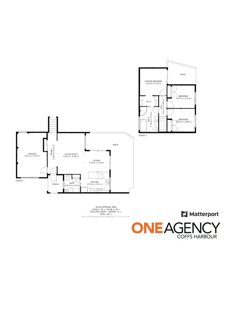 Floorplan of Homely villa listing, 2/30 Gailer Drive, Coffs Harbour NSW 2450