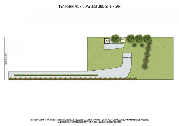 Floorplan of Homely land listing, 19A Perrins Street, Daylesford VIC 3460