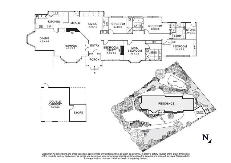 Floorplan of Homely house listing, 3-5 Airds Road, Templestowe Lower VIC 3107