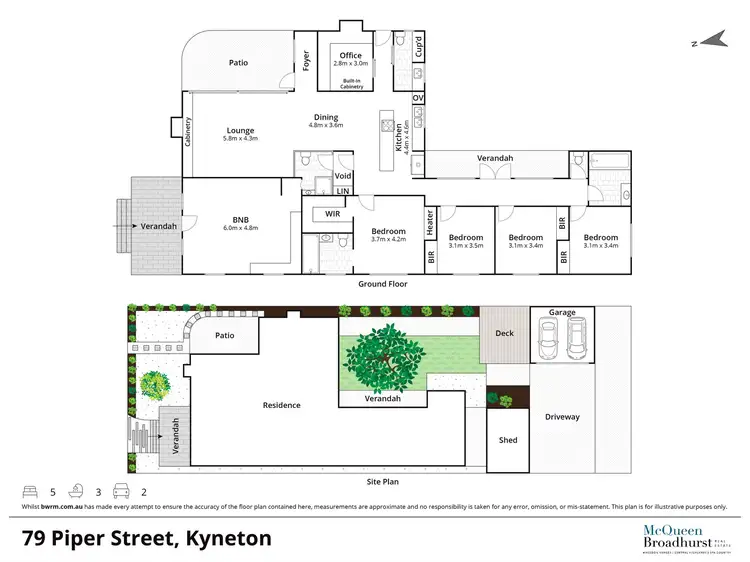 Floorplan of Homely house listing, 79 Piper Street, Kyneton VIC 3444