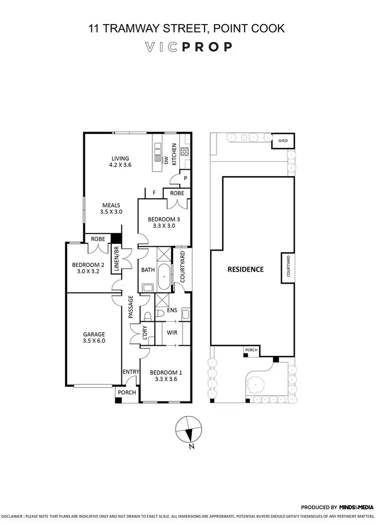 Floorplan of Homely house listing, 11 Tramway Street, Point Cook VIC 3030
