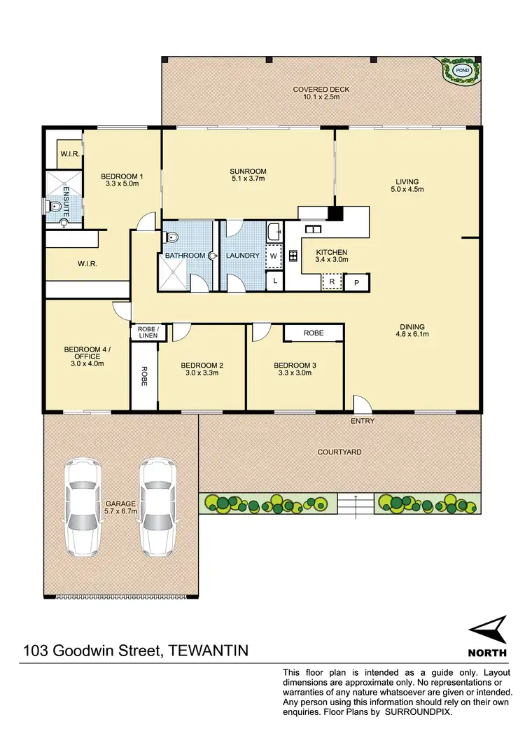 Floorplan of Homely house listing, 103 Goodwin Street, Tewantin QLD 4565