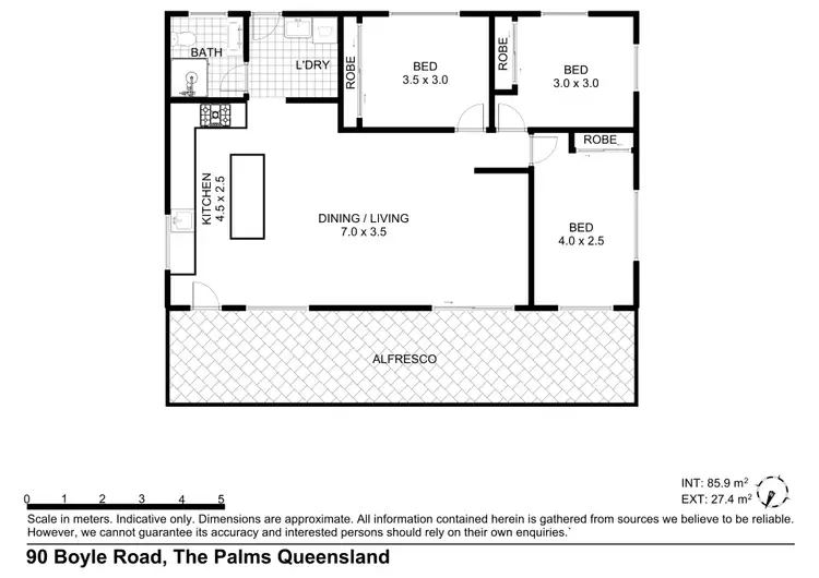 Floorplan of Homely house listing, 90 Boyle Road, The Palms QLD 4570