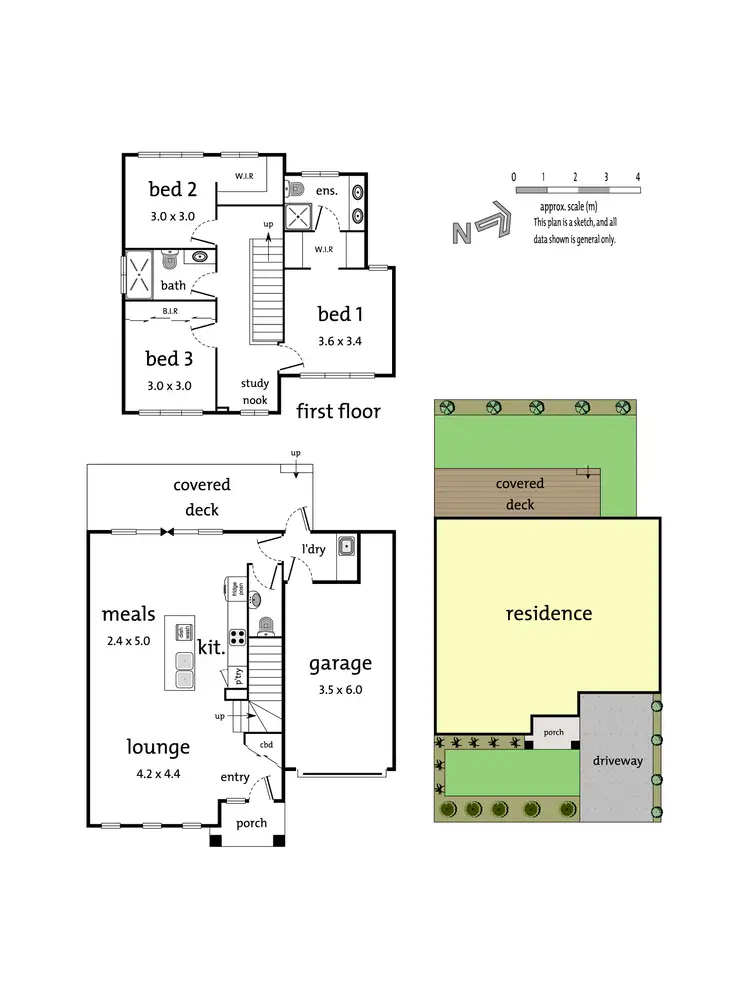 Floorplan of Homely townhouse listing, 41 Thomas Street, Doncaster East VIC 3109
