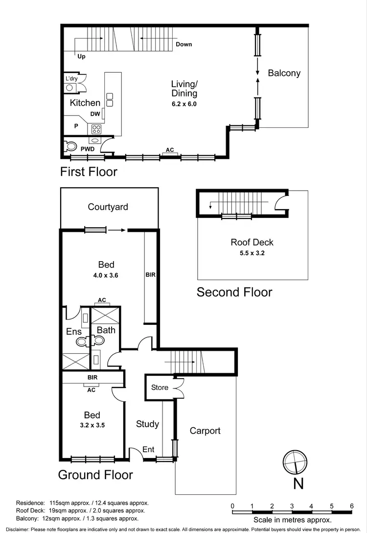 Floorplan of Homely townhouse listing, 5/1 Bath Street, Chelsea VIC 3196