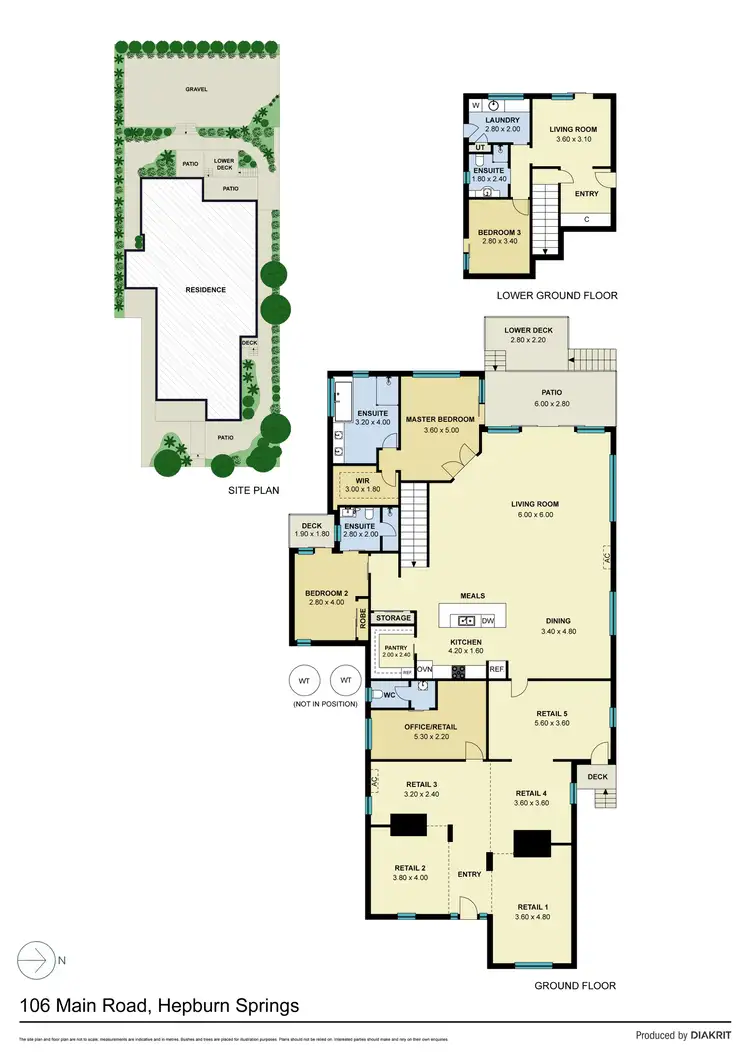 Floorplan of Homely house listing, 106 Main Road, Hepburn Springs VIC 3461