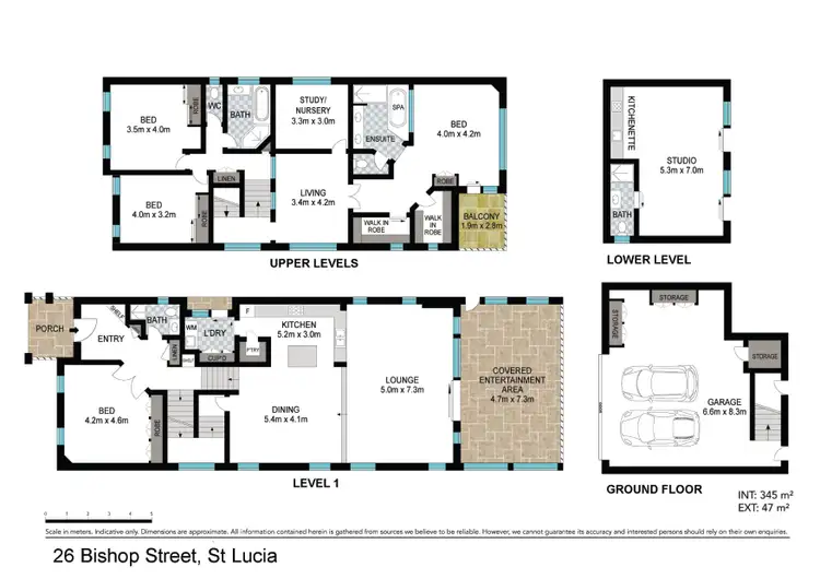 Floorplan of Homely house listing, 26 Bishop Street, St Lucia QLD 4067