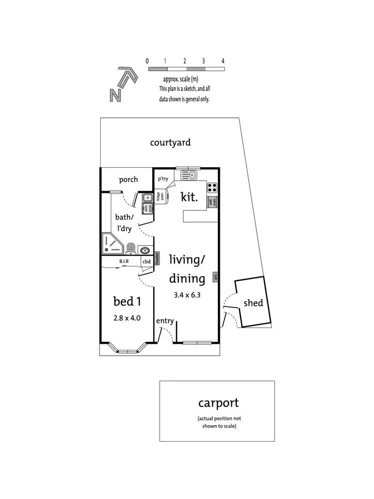 Floorplan of Homely retirement listing, 20/74 Warrandyte Road, Ringwood VIC 3134