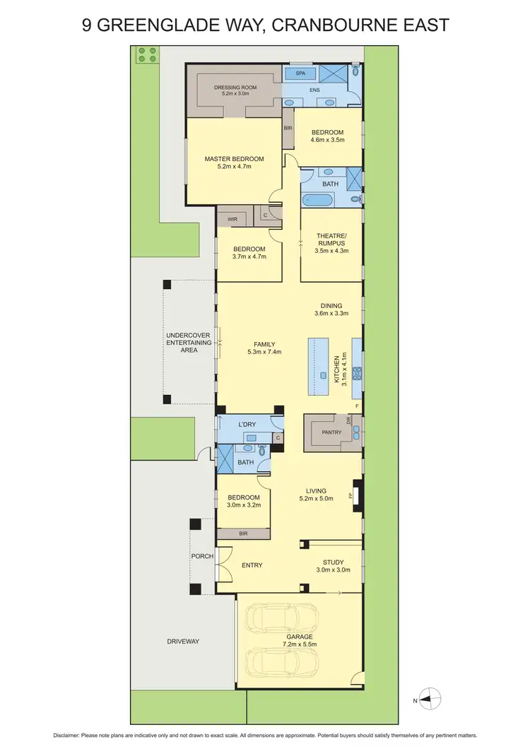 Floorplan of Homely house listing, 9 Greenglade Way, Cranbourne East VIC 3977