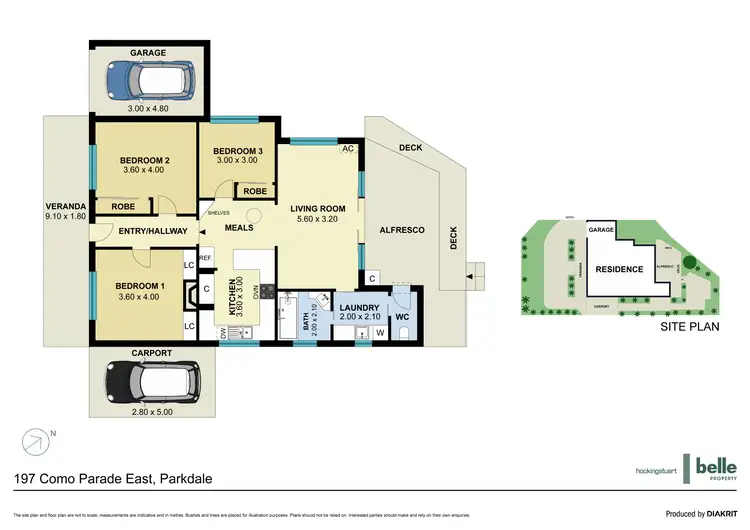 Floorplan of Homely house listing, 197 Como Parade East, Parkdale VIC 3195
