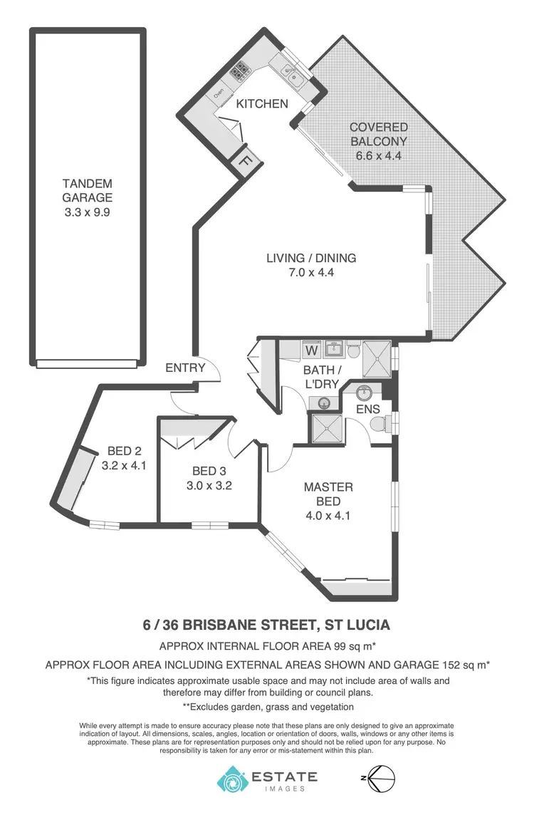 Floorplan of Homely unit listing, 6/36 Brisbane Street, St Lucia QLD 4067