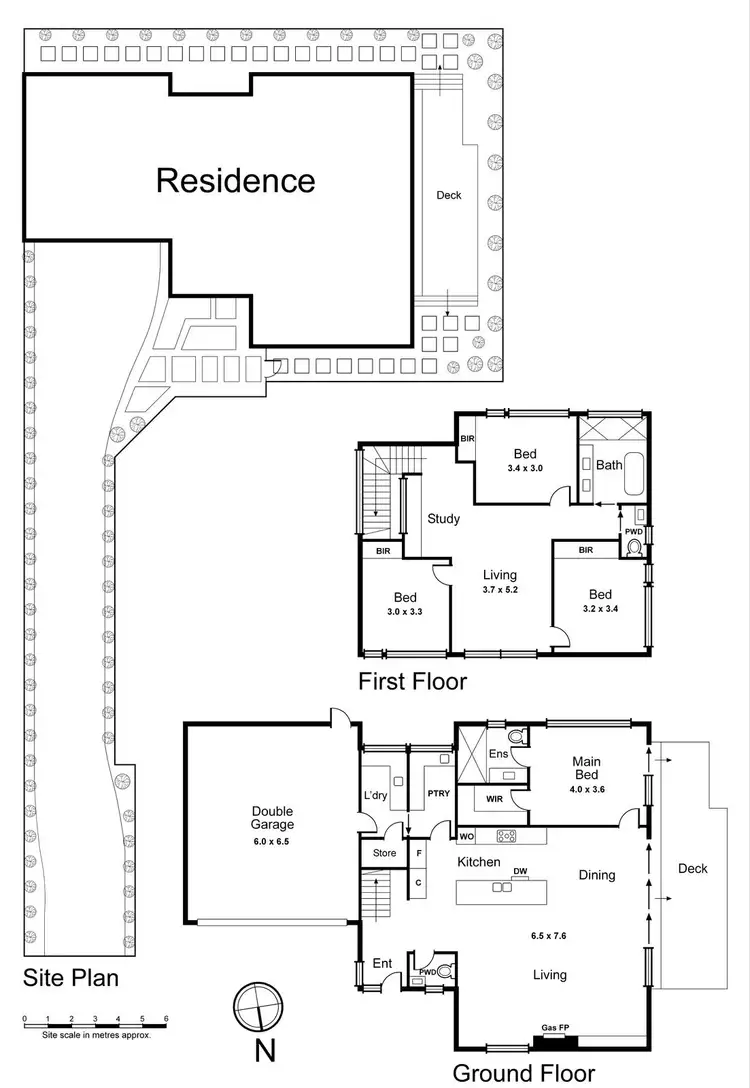 Floorplan of Homely townhouse listing, 42A Heales Street, Dromana VIC 3936