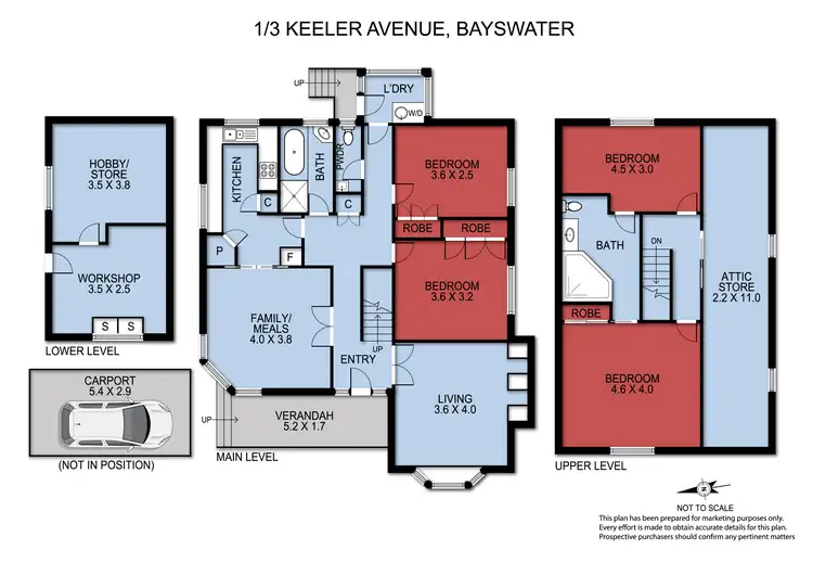 Floorplan of Homely house listing, 1/3 Keeler Avenue, Bayswater VIC 3153