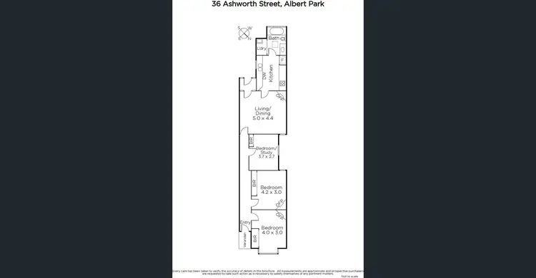 Floorplan of Homely house listing, 36 Ashworth Street, Albert Park VIC 3206