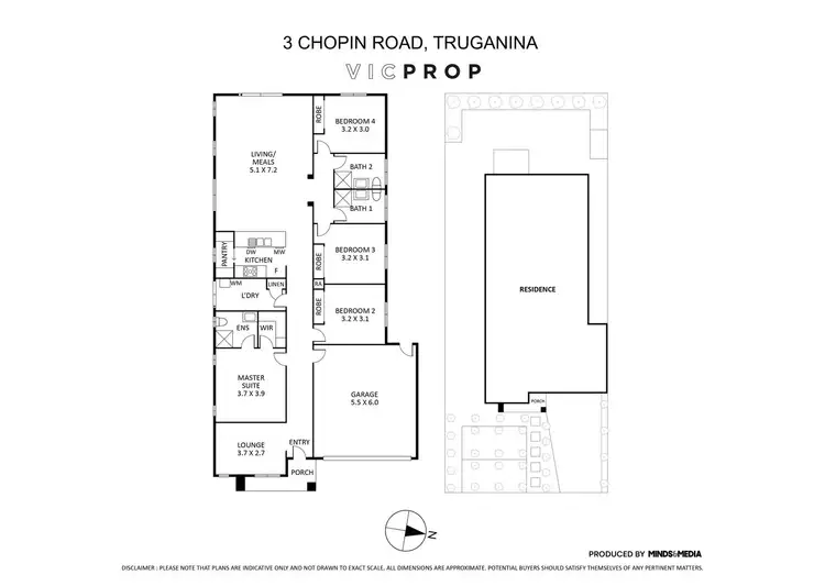 Floorplan of Homely house listing, 3 Chopin Road, Truganina VIC 3029