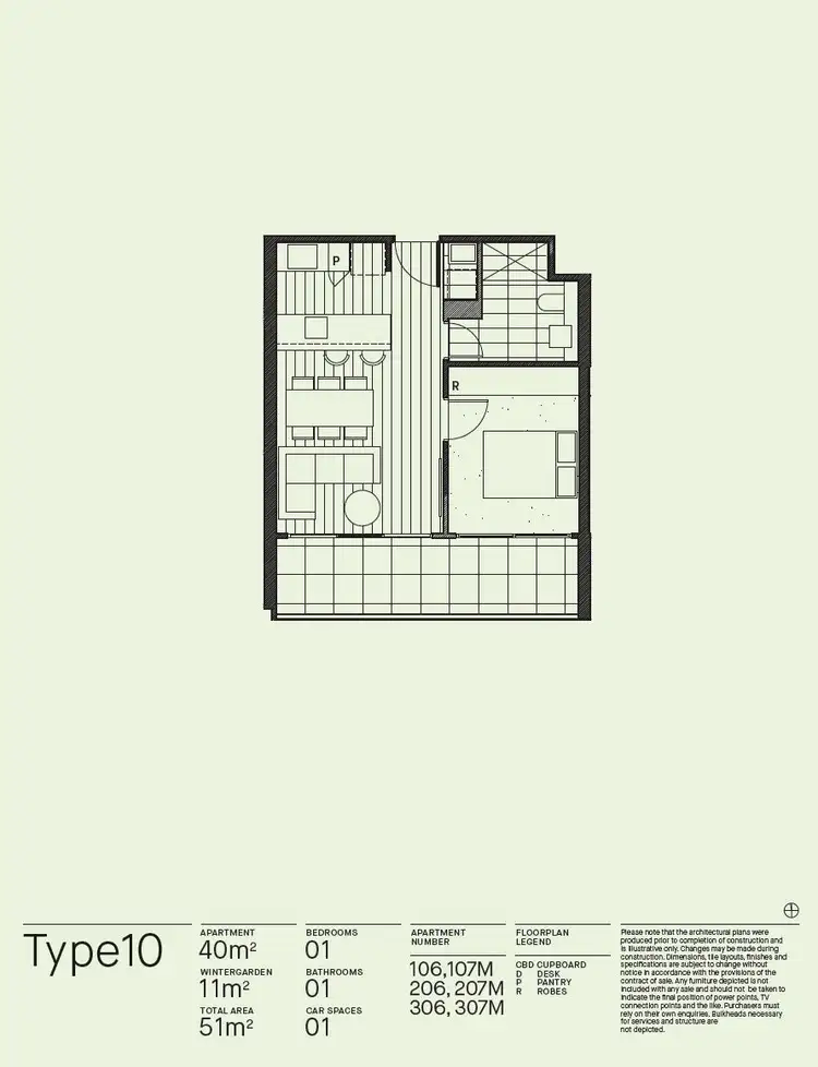 Floorplan of Homely apartment listing, 206/60-62 Islington Street, Collingwood VIC 3066