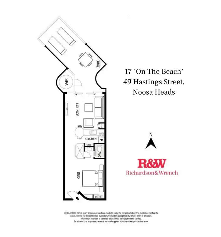 Floorplan of Homely apartment listing, 17/49 Hastings Street, Noosa Heads QLD 4567