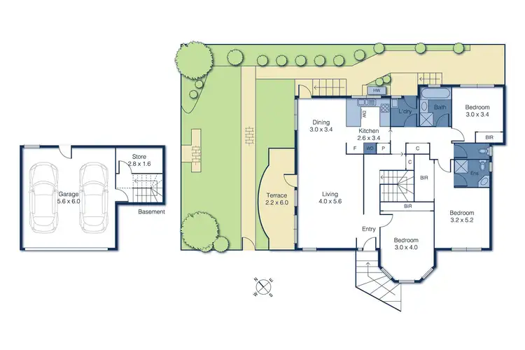 Floorplan of Homely townhouse listing, 1/364 Doncaster Road, Balwyn North VIC 3104