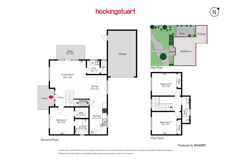 Floorplan of Homely townhouse listing, 1/30 Dumbarton Street, Reservoir VIC 3073