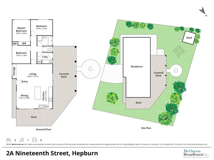 Floorplan of Homely house listing, 2A Nineteenth Street, Hepburn VIC 3461