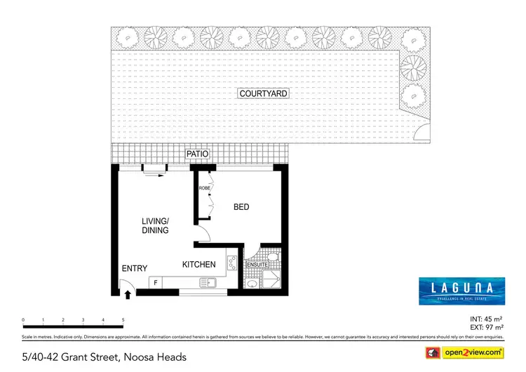 Floorplan of Homely unit listing, 5/40-42 Grant Street, Noosa Heads QLD 4567