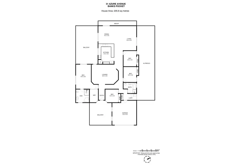 Floorplan of Homely house listing, 51 Azure Avenue, Banks Pocket QLD 4570