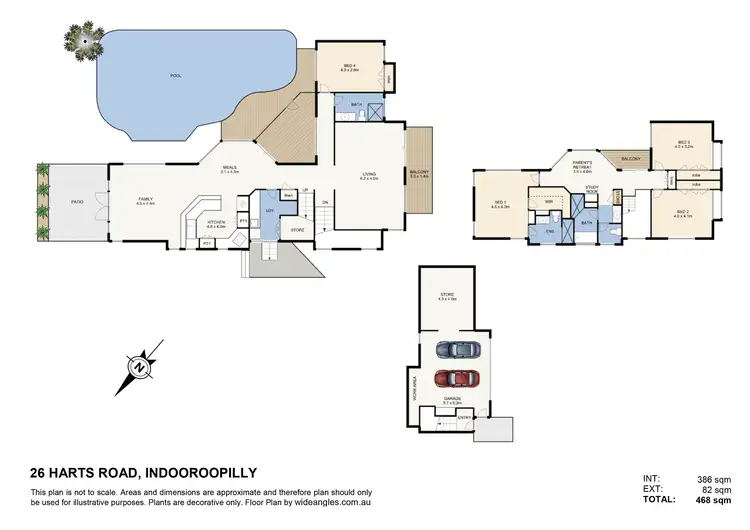 Floorplan of Homely house listing, 26 Harts Road, Indooroopilly QLD 4068