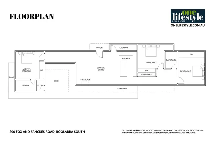 Floorplan of Homely rural property listing, 200 Fox and Fanckes Road, Boolarra South VIC 3870