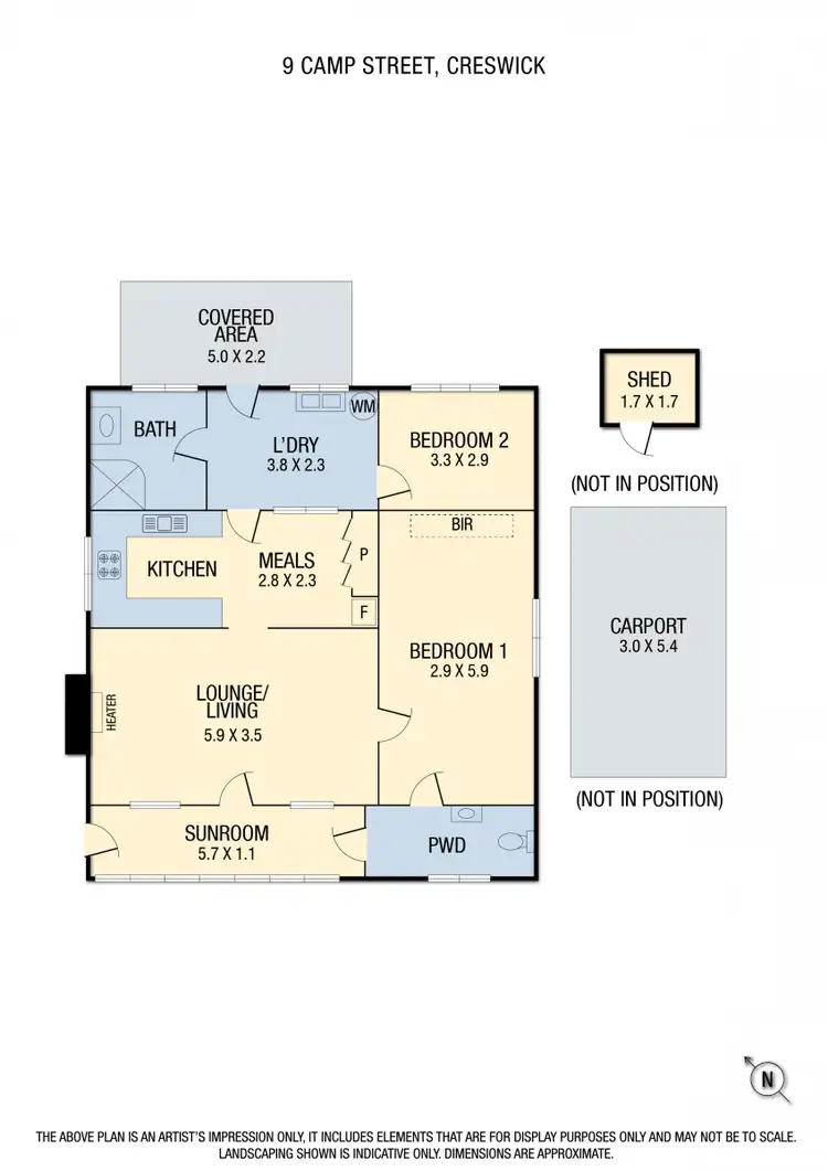 Floorplan of Homely house listing, 9 Camp Street, Creswick VIC 3363