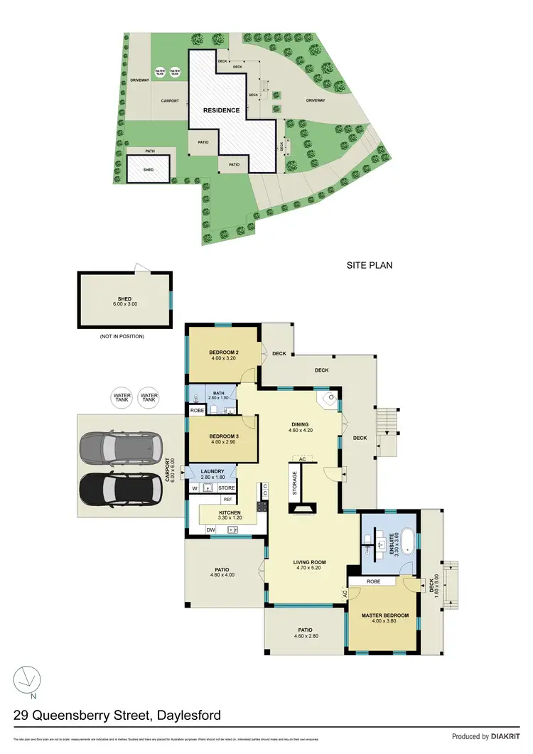 Floorplan of Homely house listing, 29 Queensberry Street, Daylesford VIC 3460
