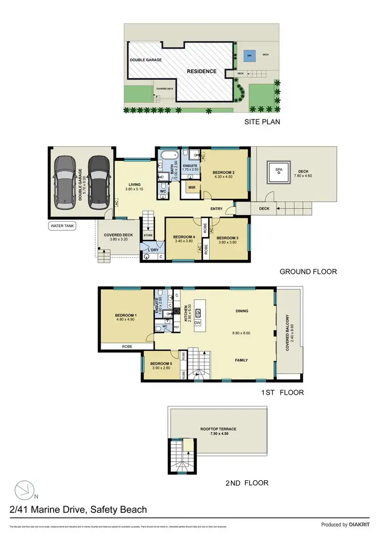 Floorplan of Homely townhouse listing, 2/41 Marine Drive, Safety Beach VIC 3936