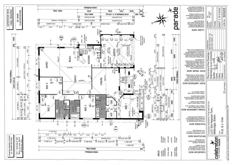 Floorplan of Homely house listing, 4 Nepean Turn, Millbridge WA 6232