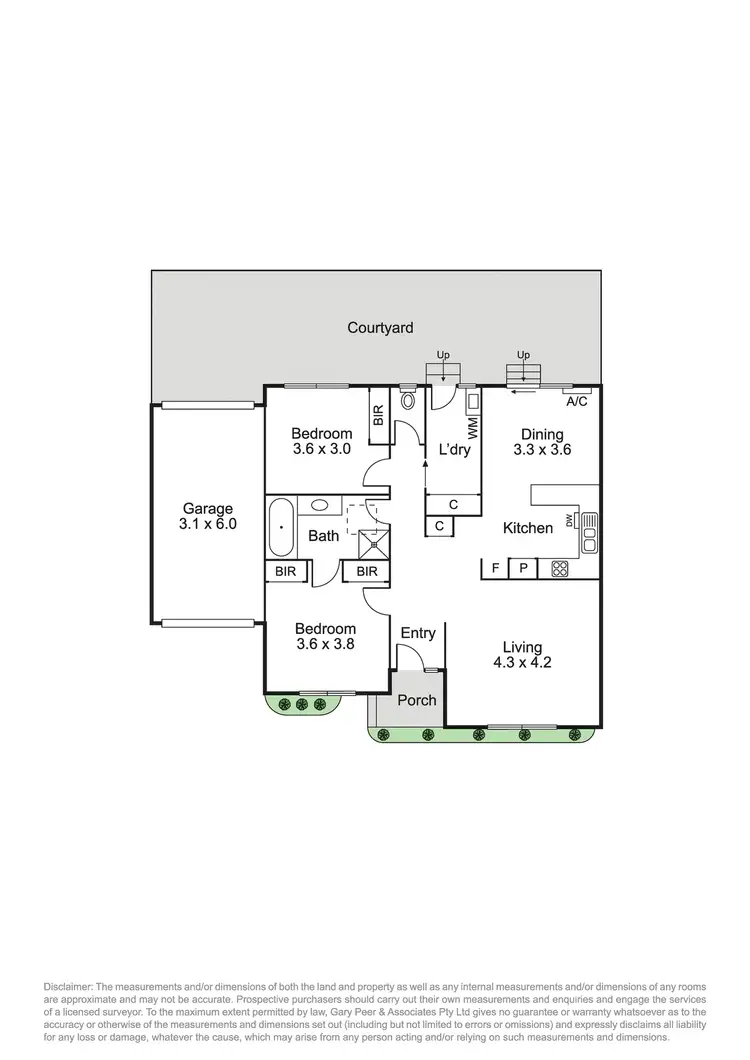 Floorplan of Homely unit listing, 2/9 Macgowan Avenue, Glen Huntly VIC 3163