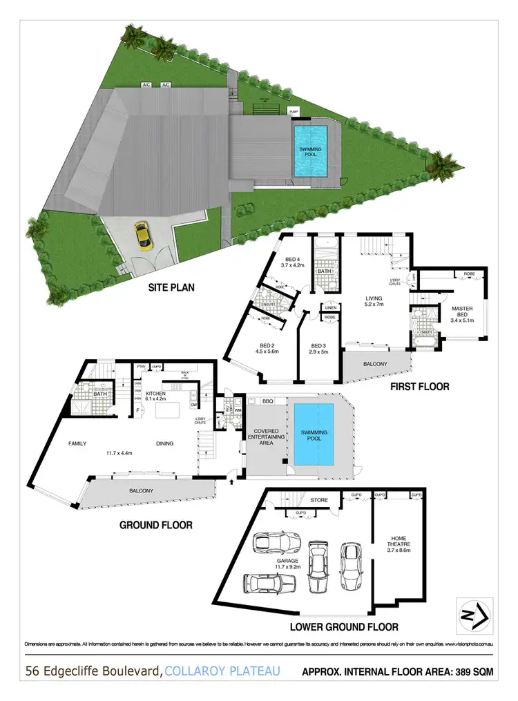 Floorplan of Homely house listing, 56 Edgecliffe Boulevard, Collaroy Plateau NSW 2097