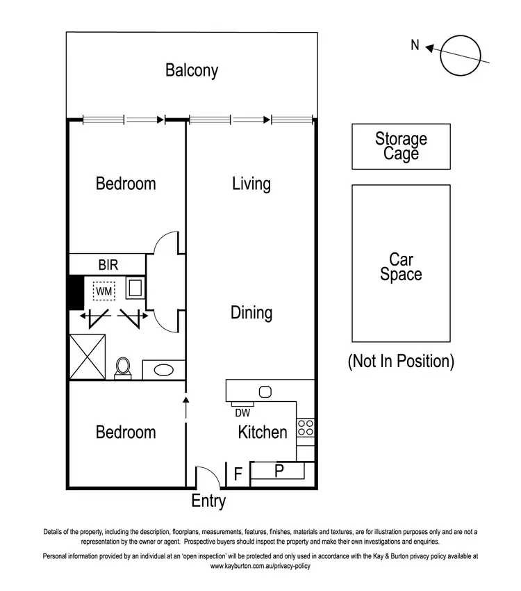 Floorplan of Homely apartment listing, 706/1 Roy Street, Melbourne VIC 3004