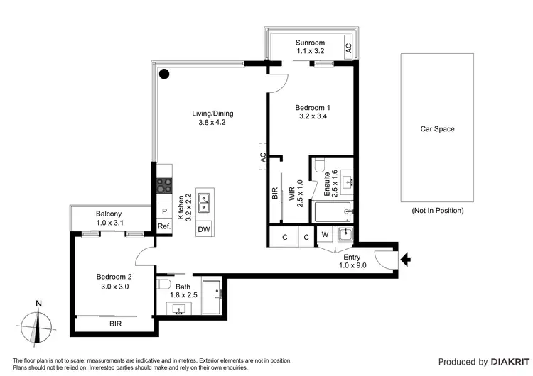 Floorplan of Homely apartment listing, 501/200 Toorak Road, South Yarra VIC 3141