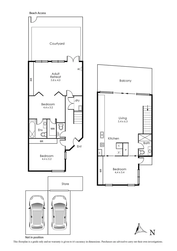 Floorplan of Homely townhouse listing, 12/4 Groves Street, Aspendale VIC 3195