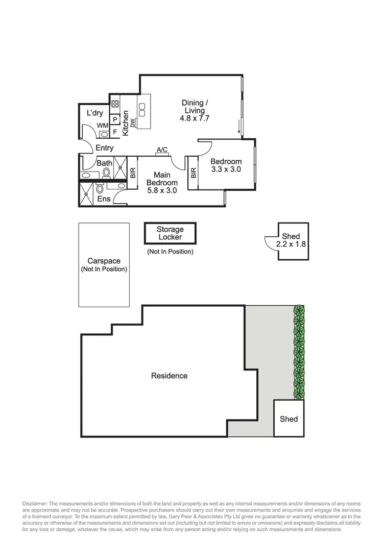 Floorplan of Homely apartment listing, G06/14-16 Elliott Avenue, Carnegie VIC 3163