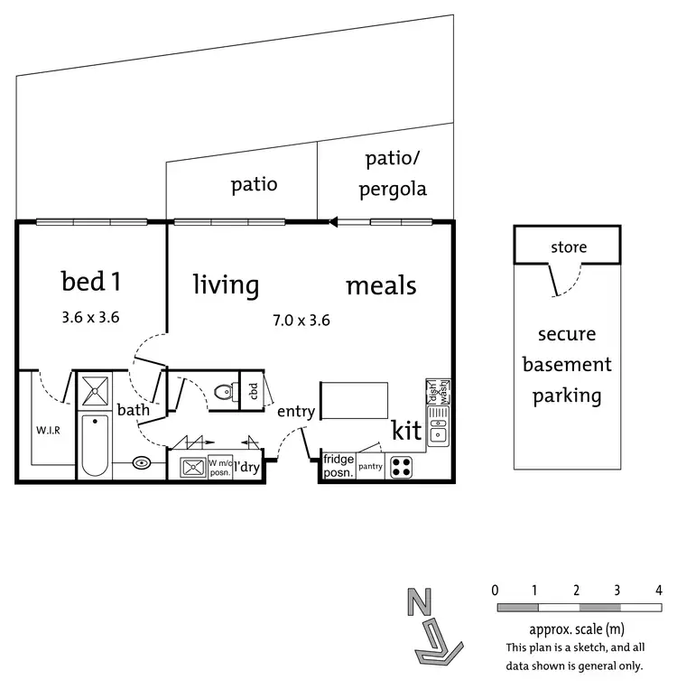 Floorplan of Homely apartment listing, 4/38 Westfield Drive, Doncaster VIC 3108