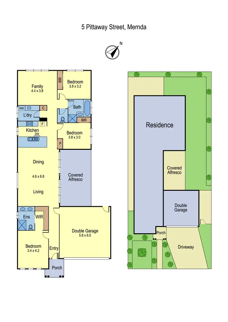 Floorplan of Homely house listing, 5 Pittaway Street, Mernda VIC 3754