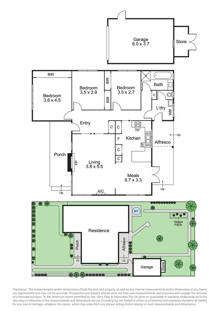 Floorplan of Homely house listing, 19 McGuinness Road, Bentleigh East VIC 3165
