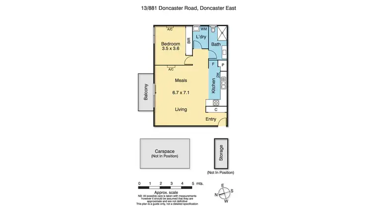 Floorplan of Homely apartment listing, 13/881 Doncaster Road, Doncaster East VIC 3109