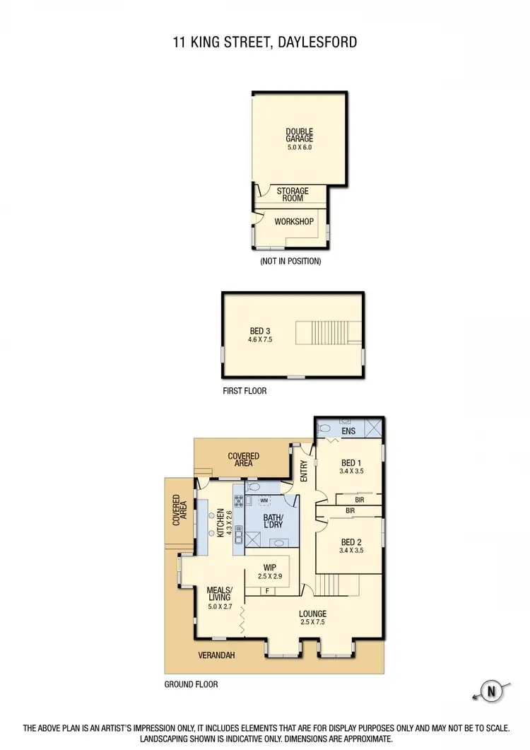 Floorplan of Homely house listing, 11 King Street, Daylesford VIC 3460
