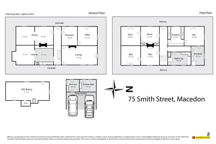Floorplan of Homely house listing, 75 Smith Street, Macedon VIC 3440