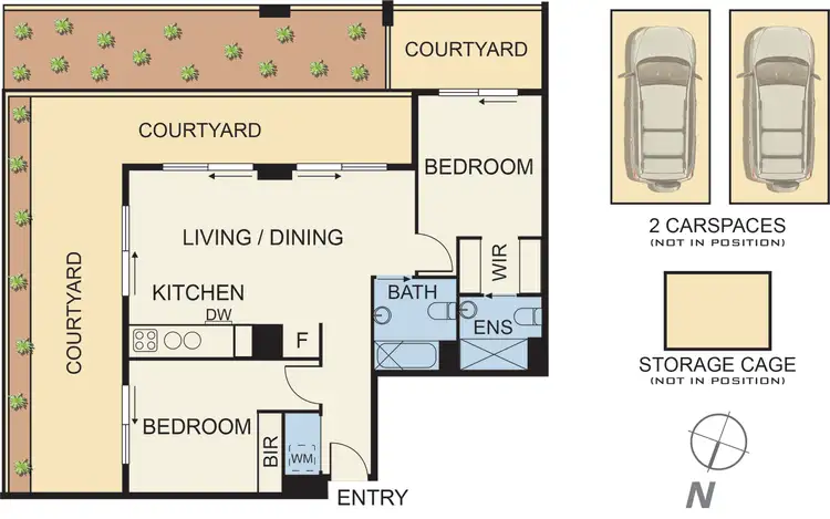 Floorplan of Homely apartment listing, 31/539 St Kilda Road, Melbourne VIC 3004