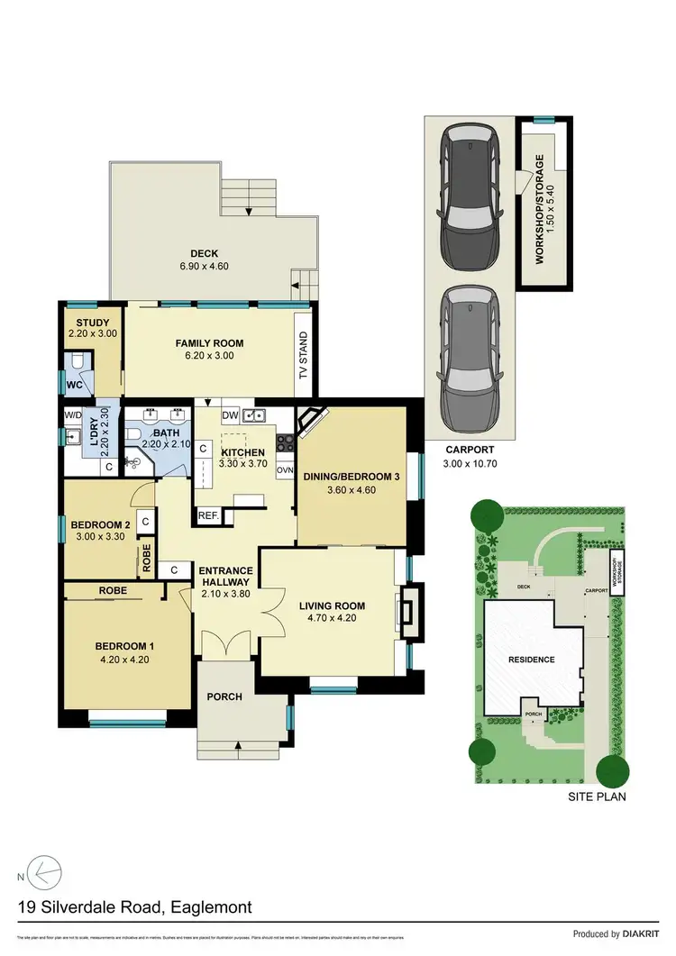 Floorplan of Homely house listing, 19 Silverdale Road, Eaglemont VIC 3084