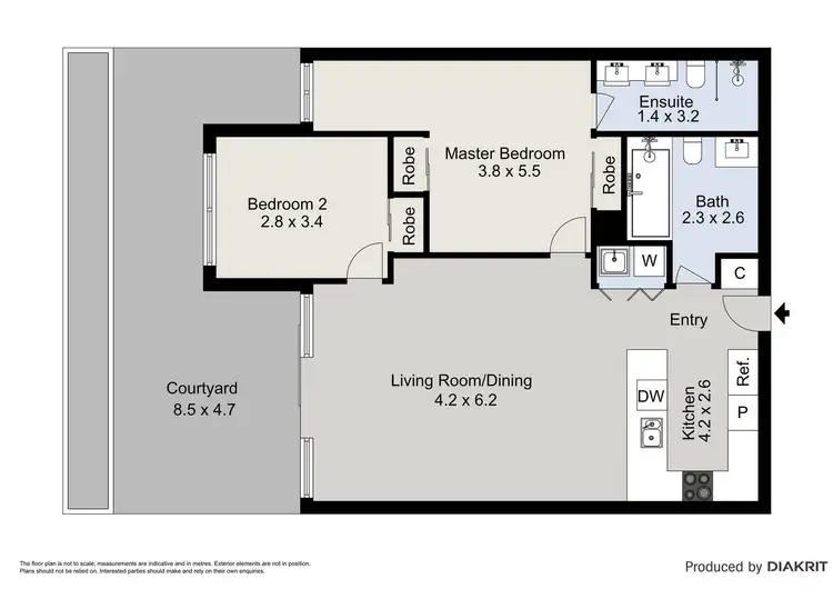 Floorplan of Homely apartment listing, G10/832 Doncaster Road, Doncaster VIC 3108