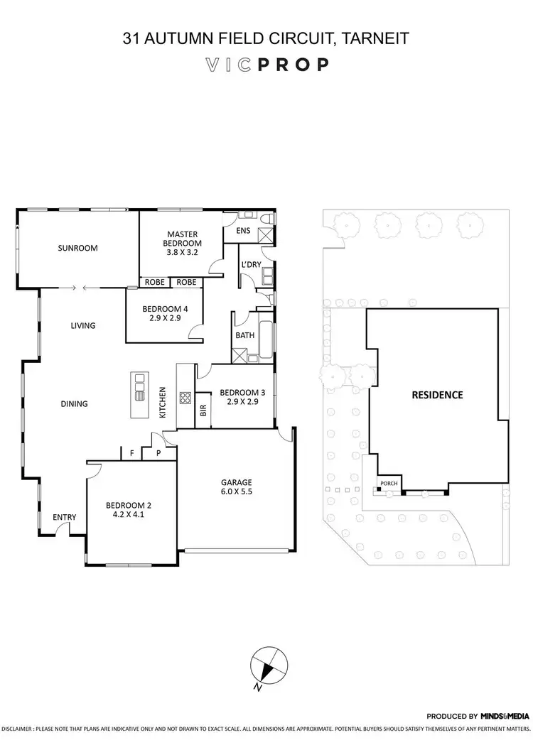 Floorplan of Homely house listing, 31 Autumn Fields Circuit, Tarneit VIC 3029